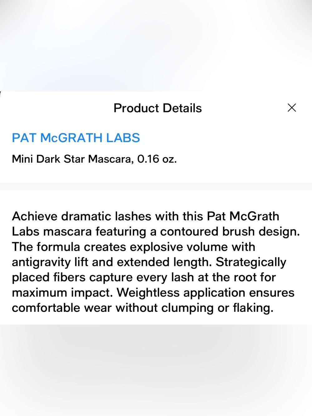 NEW Pat McGrath Dark Star Mini Mascara - Picture 5 of 7